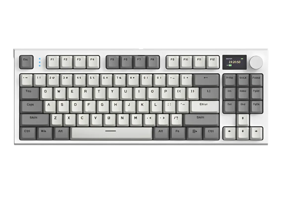 Teclado Mecânico Attack Shark K86 RGB Cinza